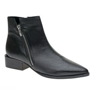 Marc Fisher Black Vincent Ankle Pointed Toe Booties